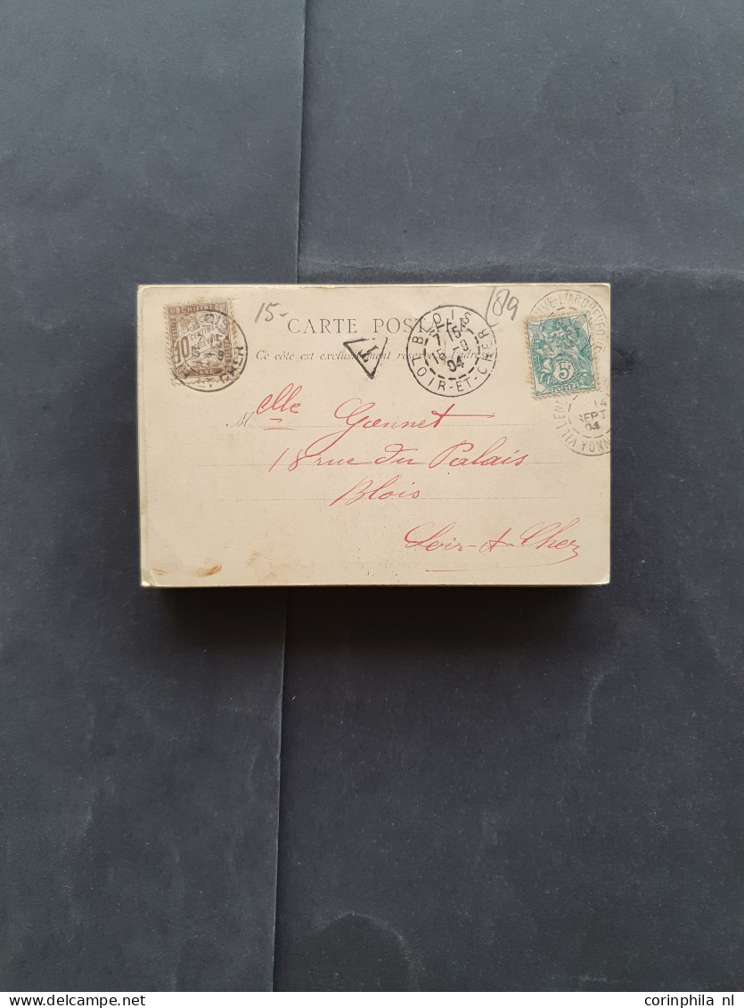 Cover 1900c. Onwards 90c. Picture Postcards All With Postage Due Stamps Including Some Belgium In Envelope - Other & Unclassified
