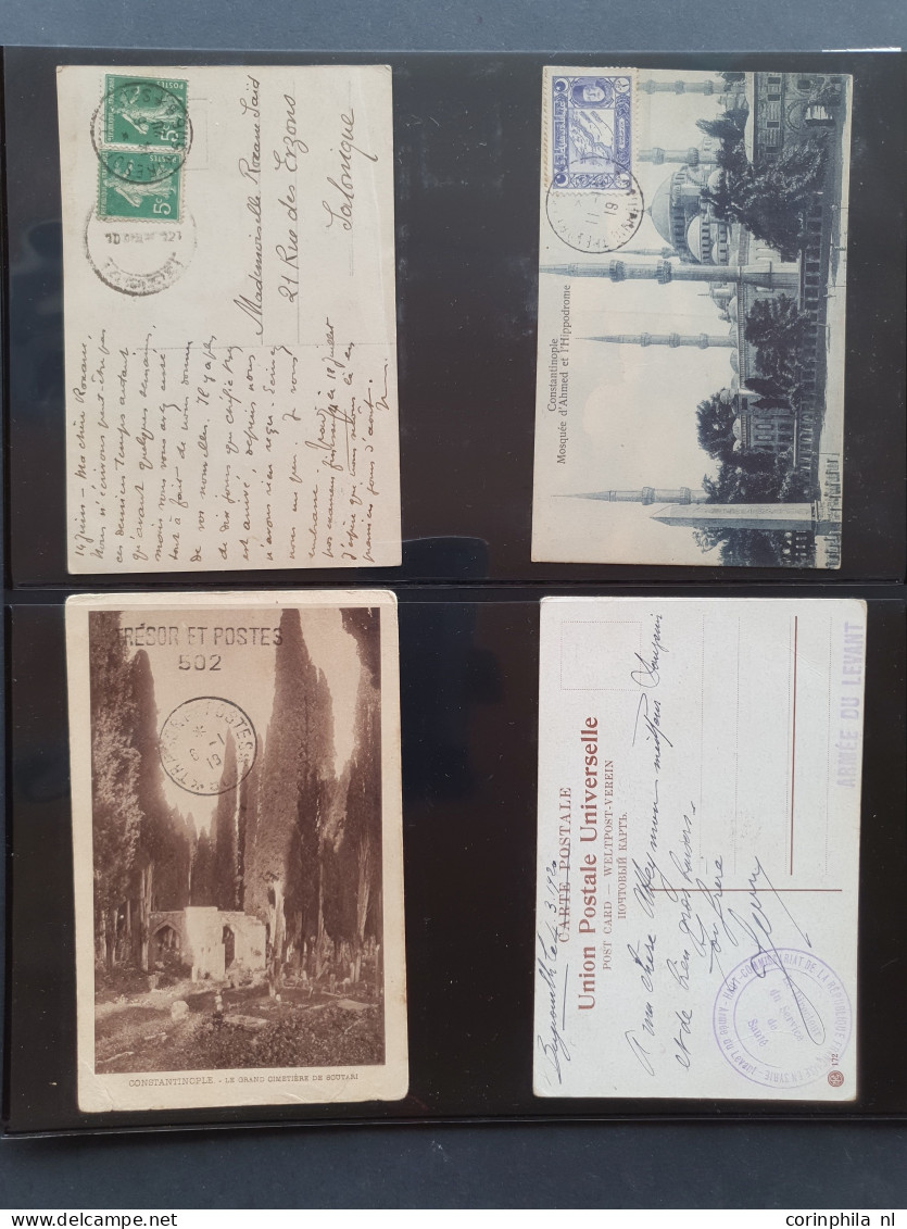 1839-1943 collection */** and used with better items including postmarks on France stamps (used abroad), Millesimes, per