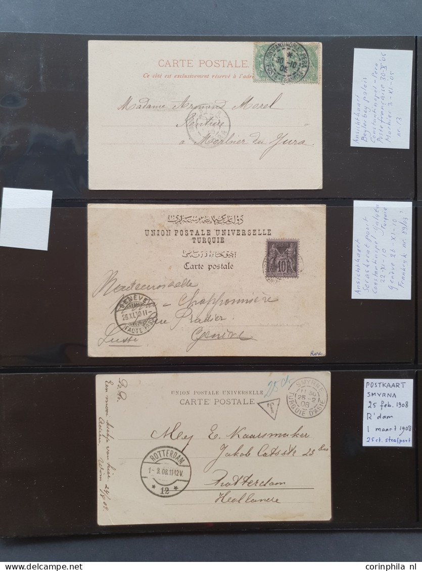 1839-1943 collection */** and used with better items including postmarks on France stamps (used abroad), Millesimes, per