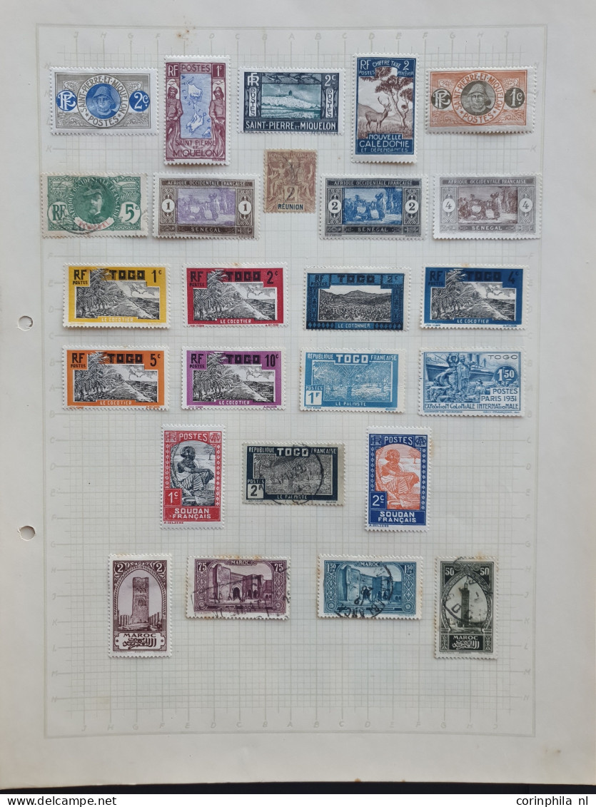 1892/1940 various countries including Congo, Tunis, New Caledonia, Morocco, Alexandrie etc. used and * with better items