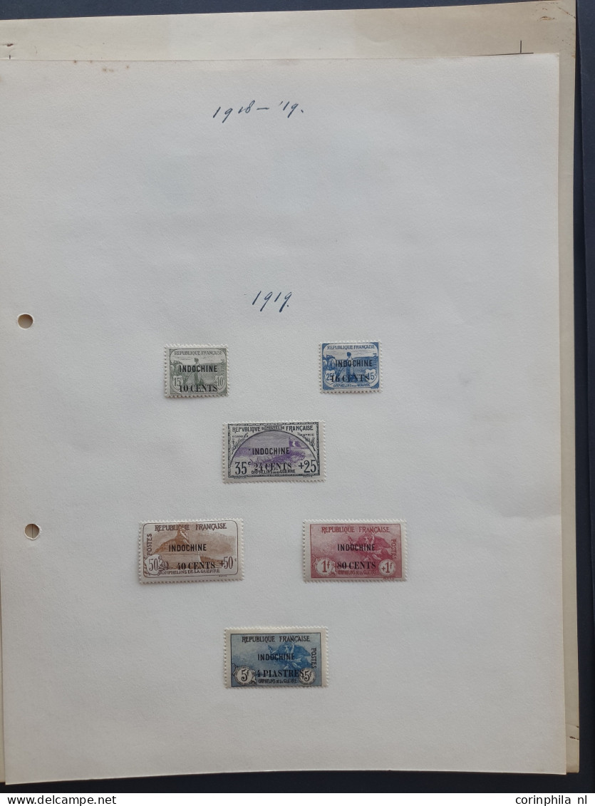 1892/1940c. collection Used And * With Better Items And Sets On Album Leaves In Folder  - Altri & Non Classificati