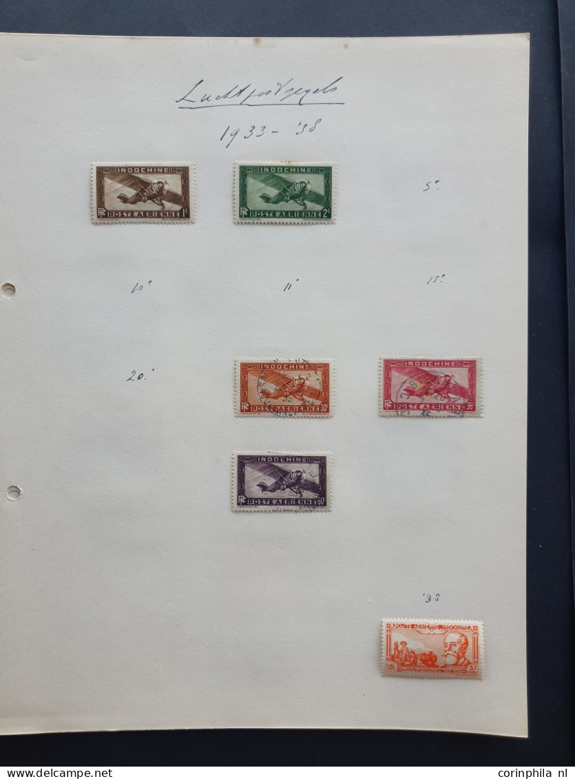 1892/1940c. collection used and * with better items and sets on album leaves in folder 