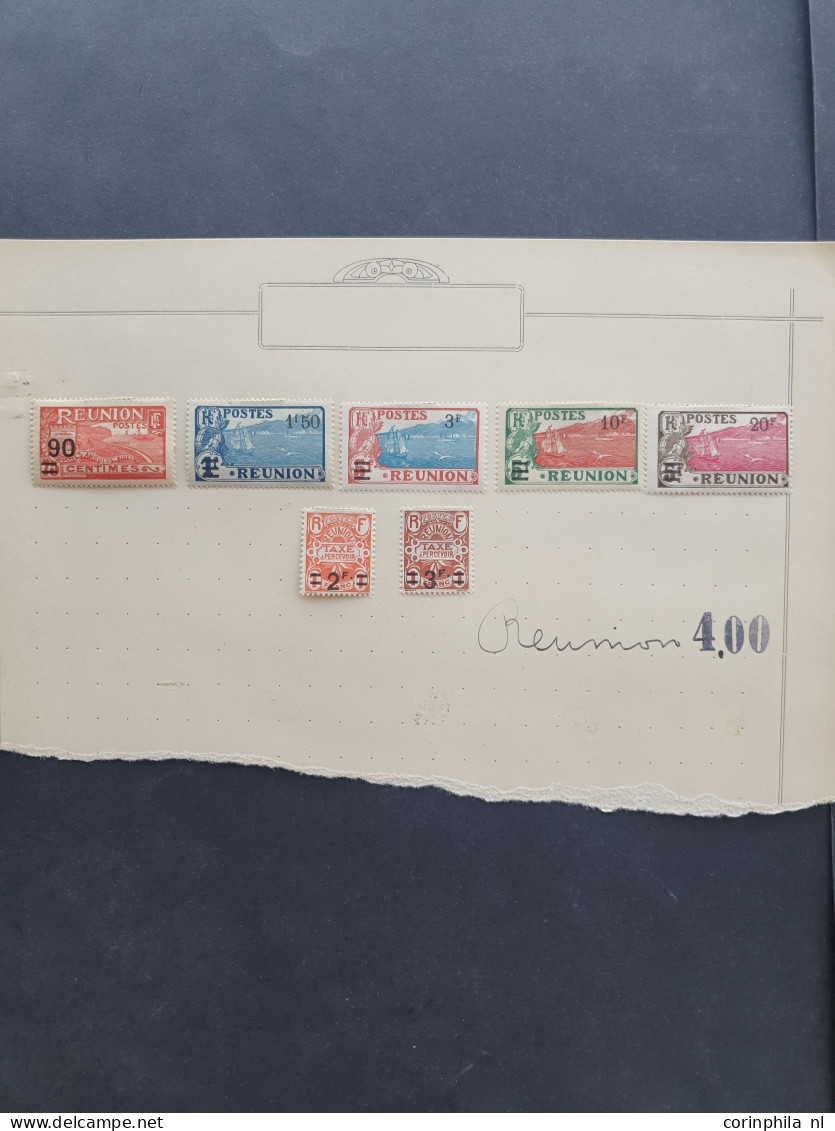 1852/1940 Collection Used And * With Better Items And Sets (some Reprints) On Album Leaves In Folder  - Autres & Non Classés