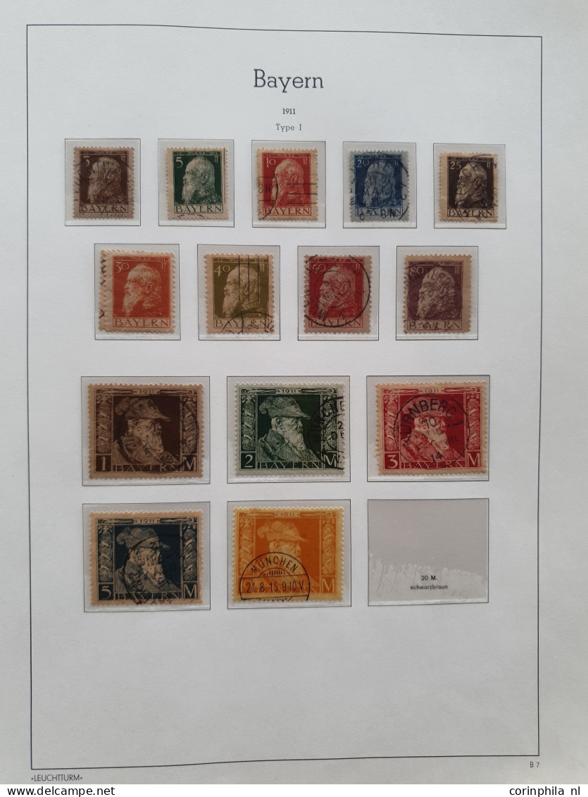 1851/1900 extensive collection mostly used with many better item in good quality including Baden Mi. no. 21, Bayern almo