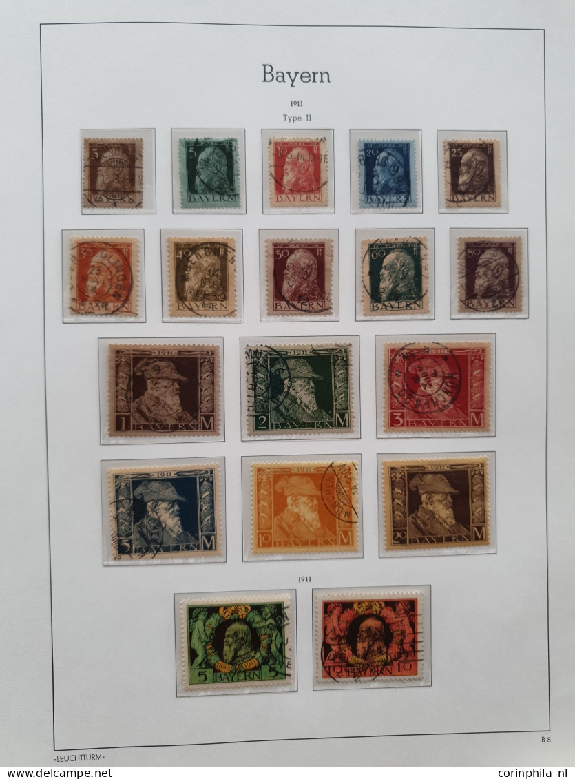 1851/1900 extensive collection mostly used with many better item in good quality including Baden Mi. no. 21, Bayern almo