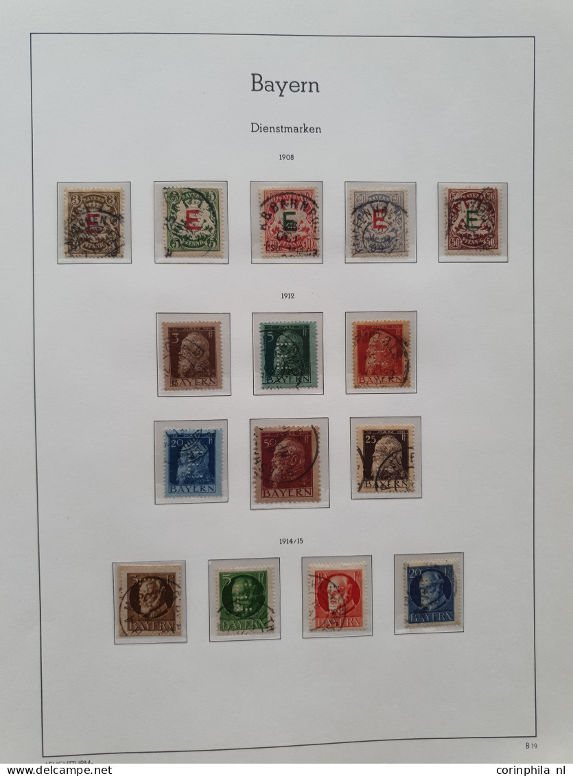 1851/1900 extensive collection mostly used with many better item in good quality including Baden Mi. no. 21, Bayern almo