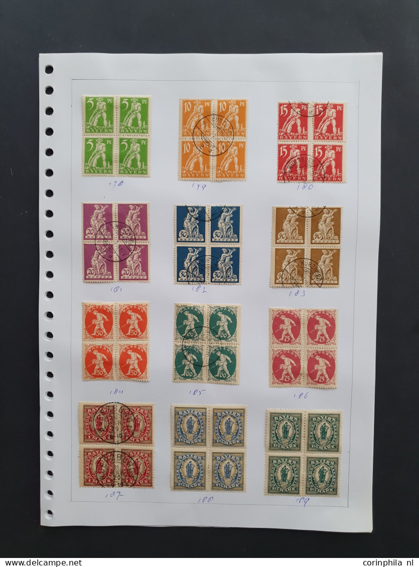 1851c. onwards collection with many better items (partly in mixed quality and some forgeries) in binder and folder