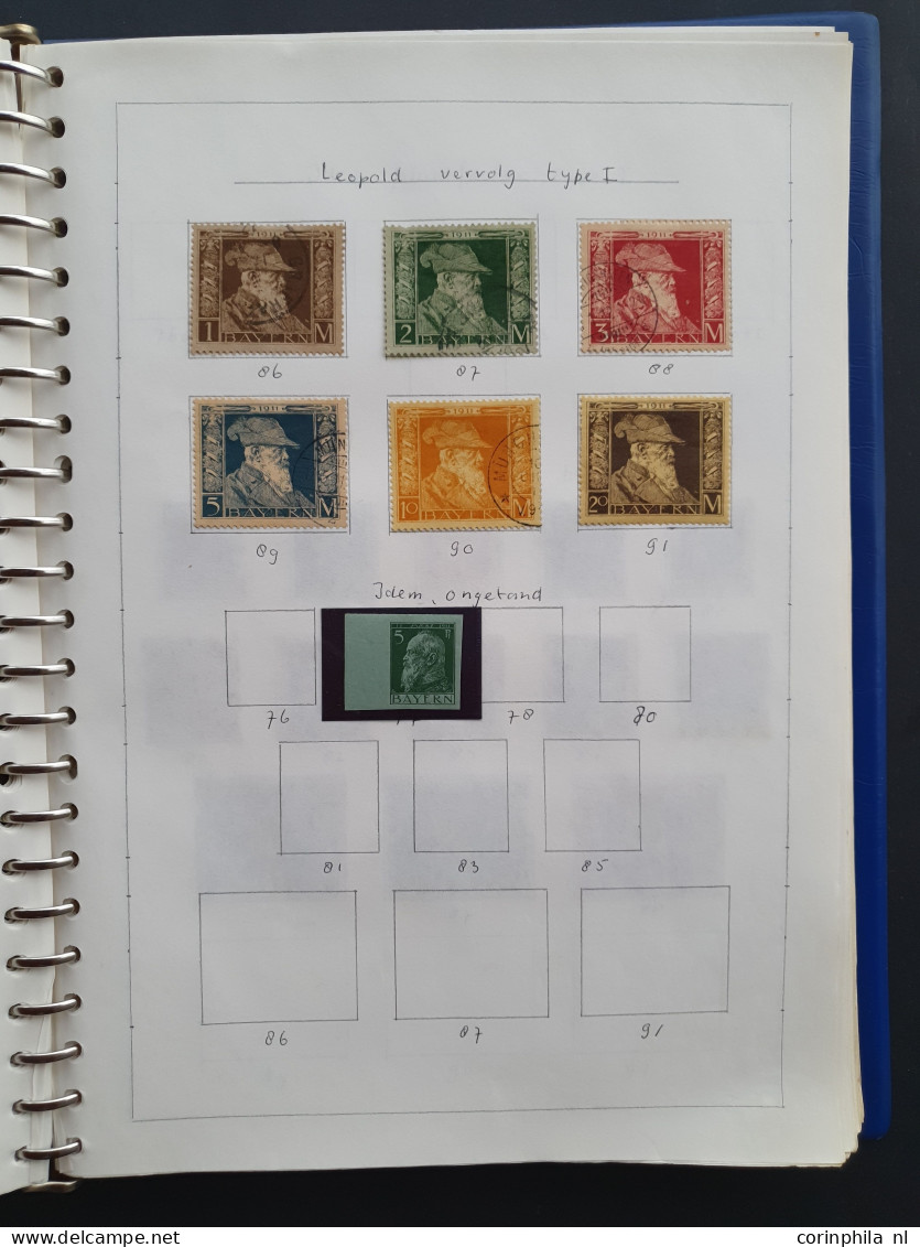 1851c. onwards collection with many better items (partly in mixed quality and some forgeries) in binder and folder