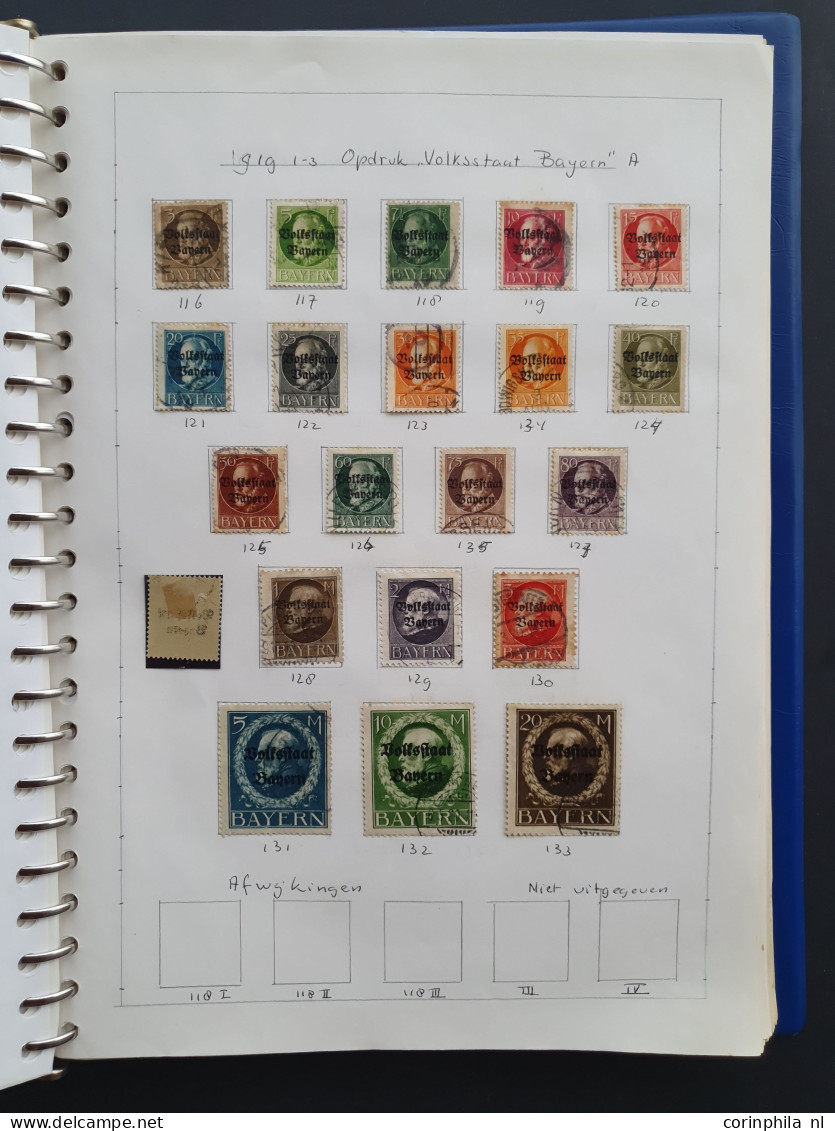 1851c. onwards collection with many better items (partly in mixed quality and some forgeries) in binder and folder