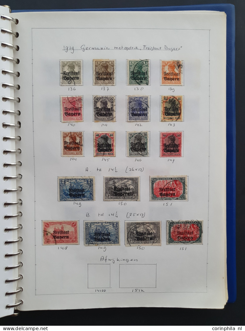 1851c. onwards collection with many better items (partly in mixed quality and some forgeries) in binder and folder