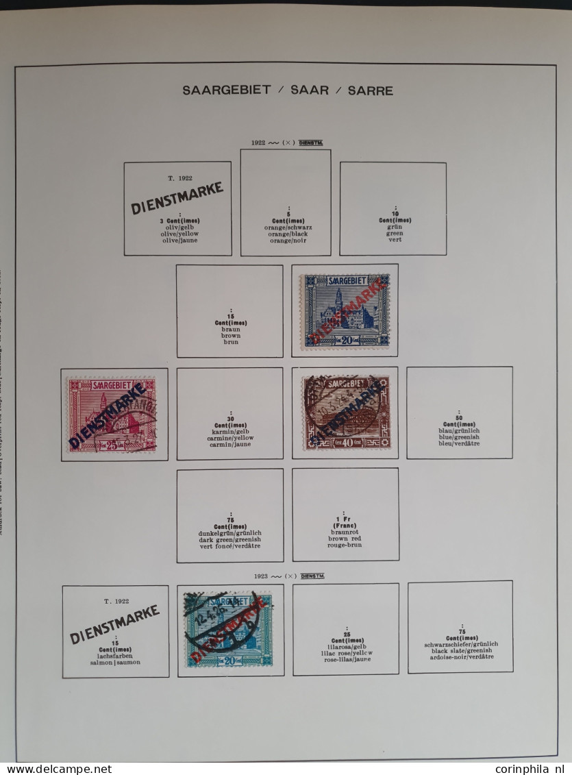 1850-1939, collection including Plebiscite areas and better stamps in mixed quality in Schaubek album