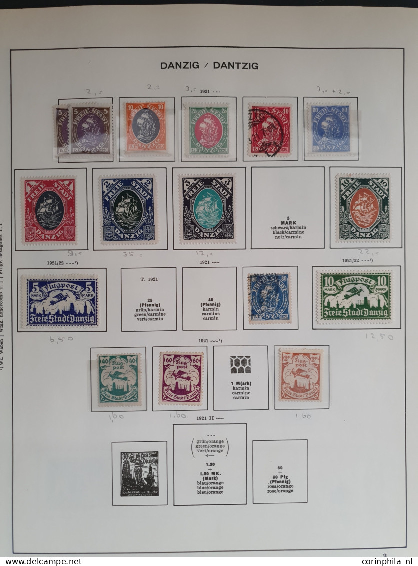 1850-1939, collection including Plebiscite areas and better stamps in mixed quality in Schaubek album