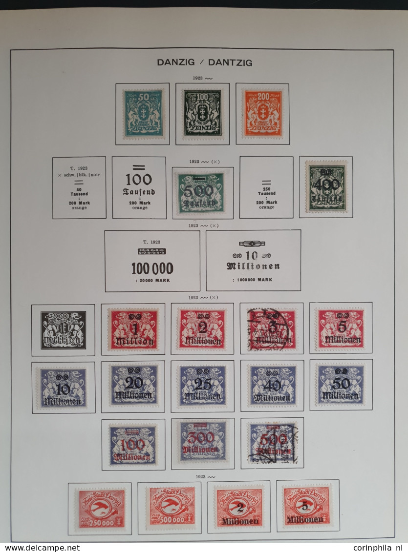 1850-1939, collection including Plebiscite areas and better stamps in mixed quality in Schaubek album