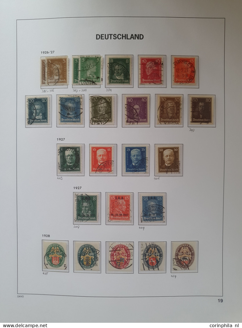 1872/1945 almost complete used collection with better values and postmarks including Mi. no. 30 with H.Hung certificate,