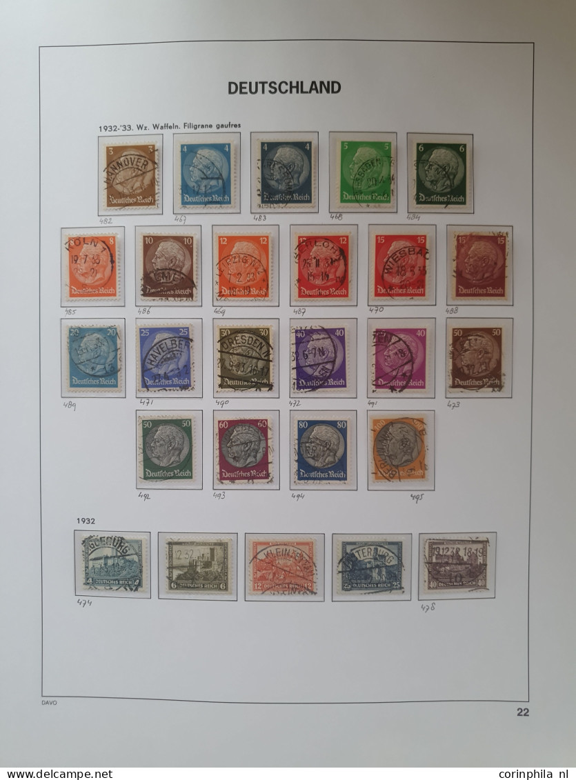 1872/1945 almost complete used collection with better values and postmarks including Mi. no. 30 with H.Hung certificate,