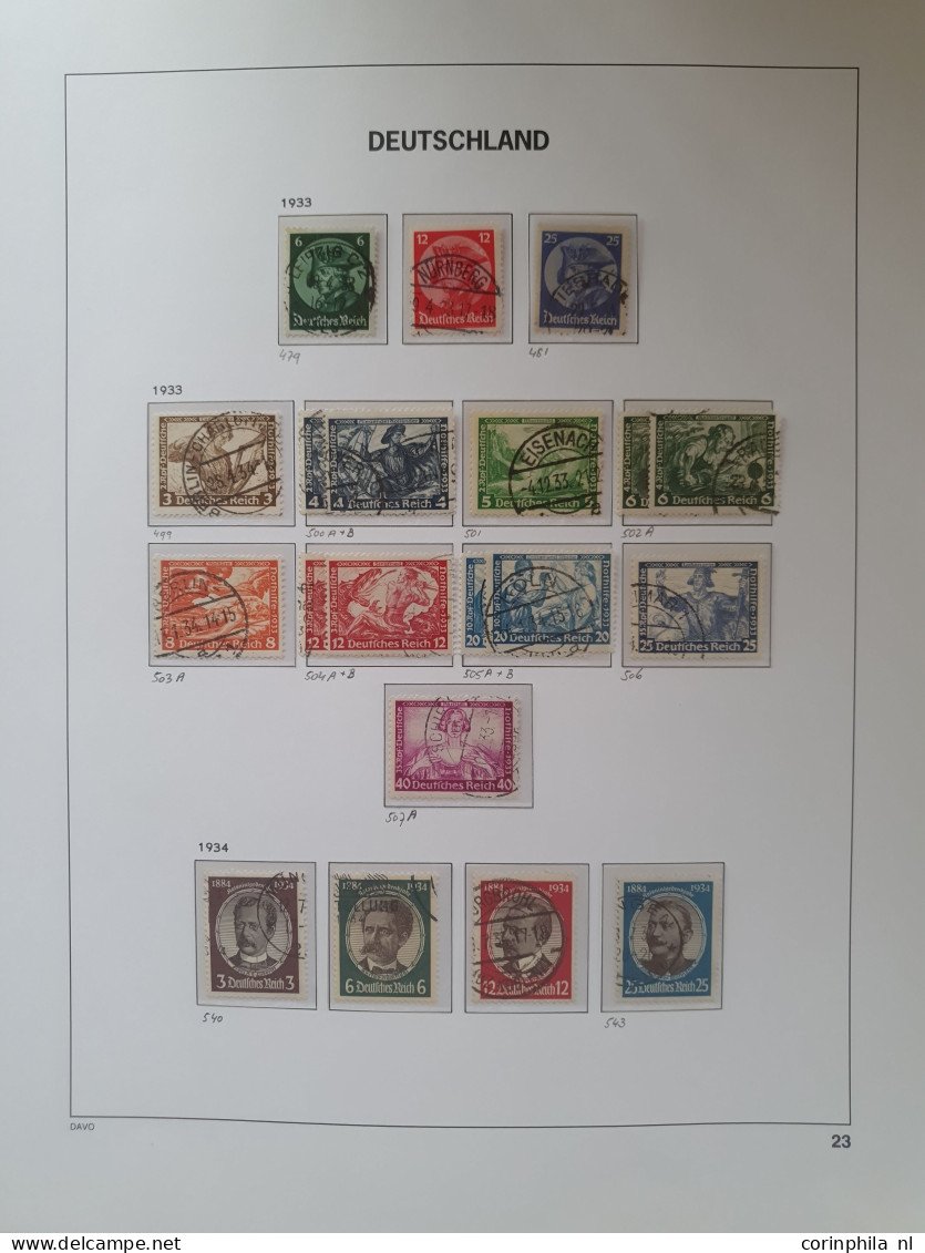 1872/1945 almost complete used collection with better values and postmarks including Mi. no. 30 with H.Hung certificate,