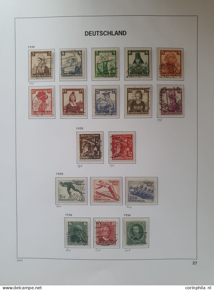 1872/1945 almost complete used collection with better values and postmarks including Mi. no. 30 with H.Hung certificate,