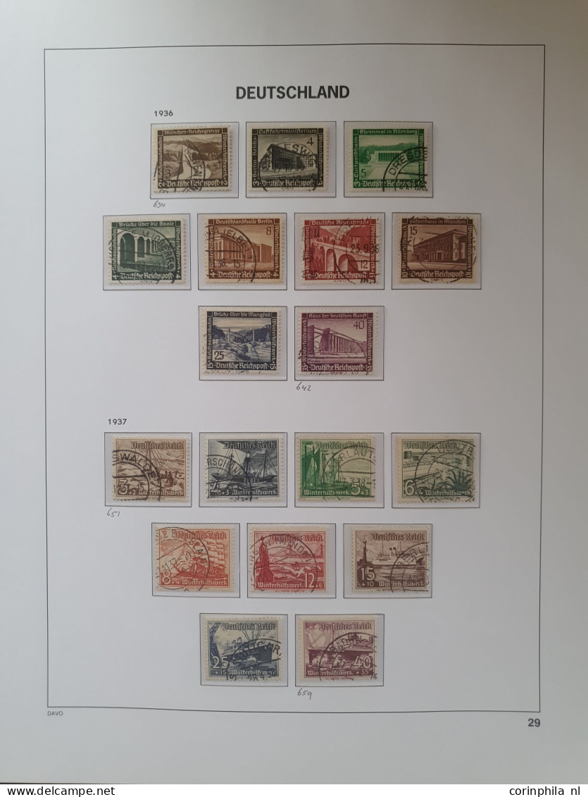 1872/1945 almost complete used collection with better values and postmarks including Mi. no. 30 with H.Hung certificate,