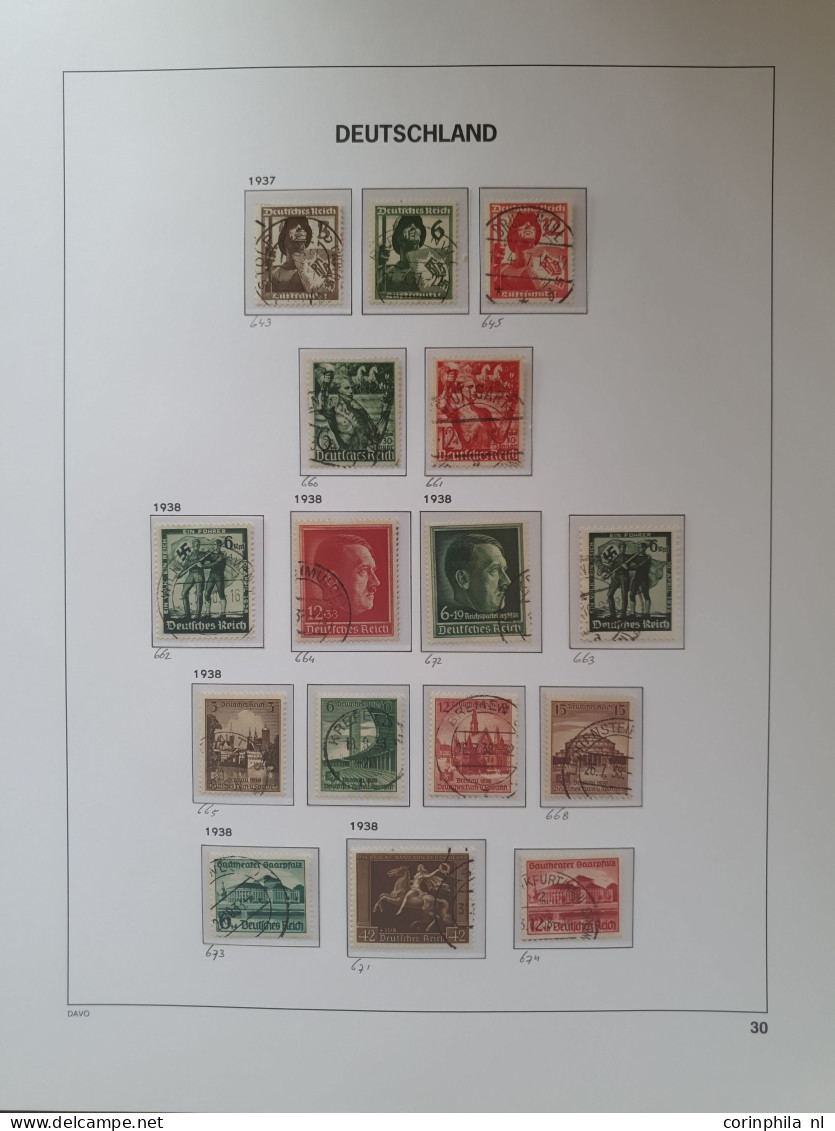 1872/1945 almost complete used collection with better values and postmarks including Mi. no. 30 with H.Hung certificate,