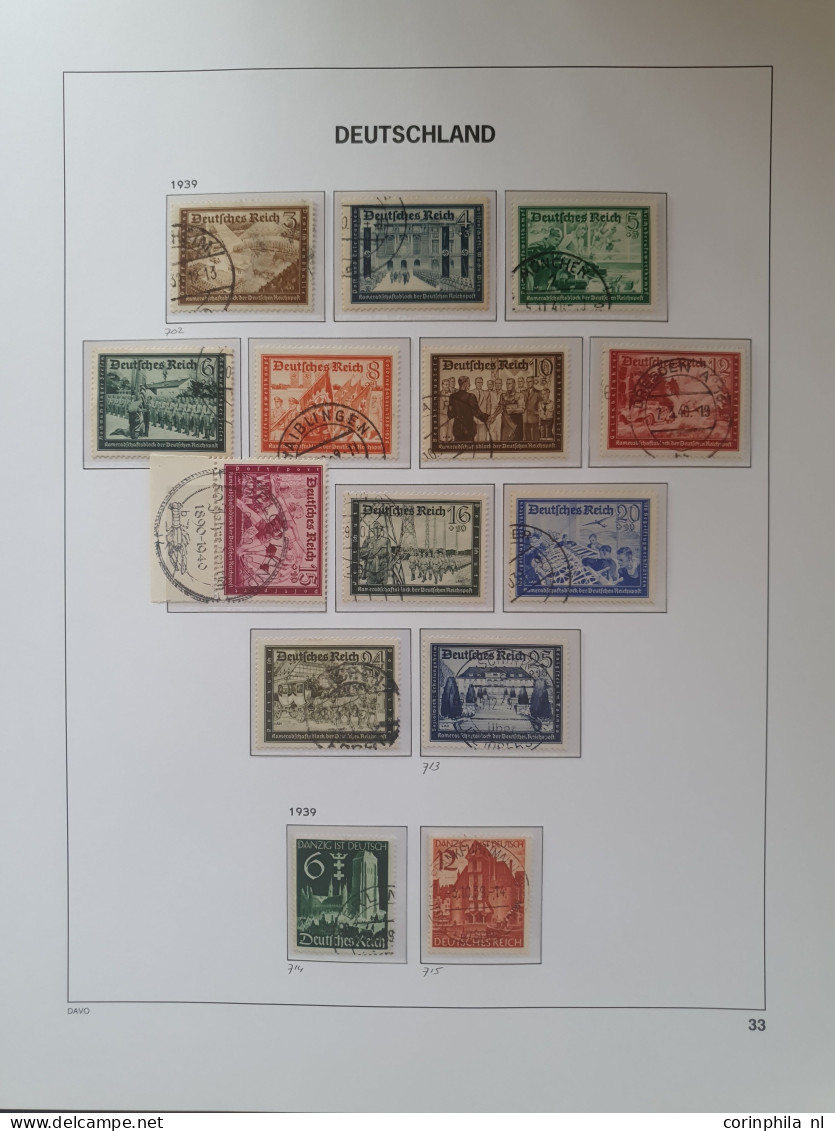 1872/1945 almost complete used collection with better values and postmarks including Mi. no. 30 with H.Hung certificate,