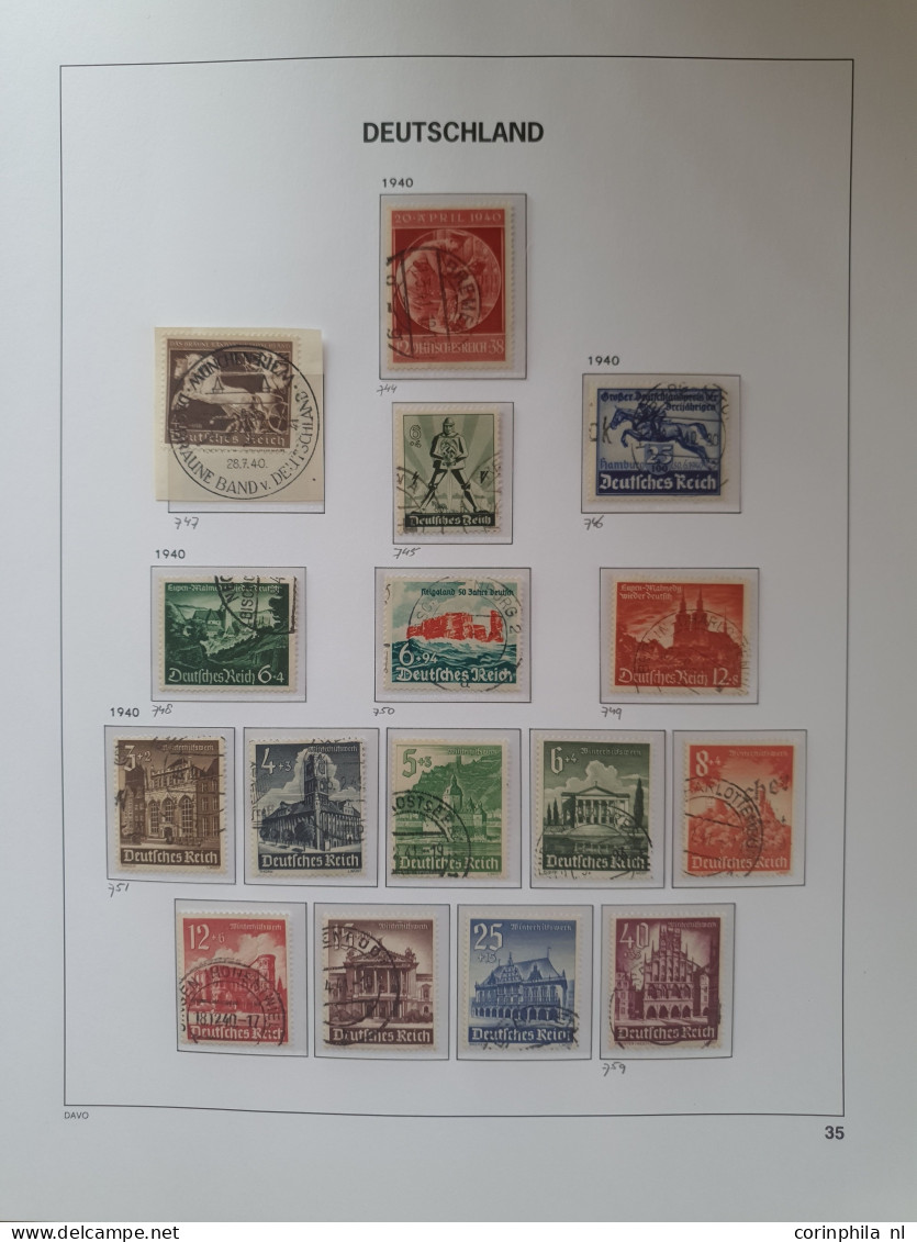 1872/1945 almost complete used collection with better values and postmarks including Mi. no. 30 with H.Hung certificate,