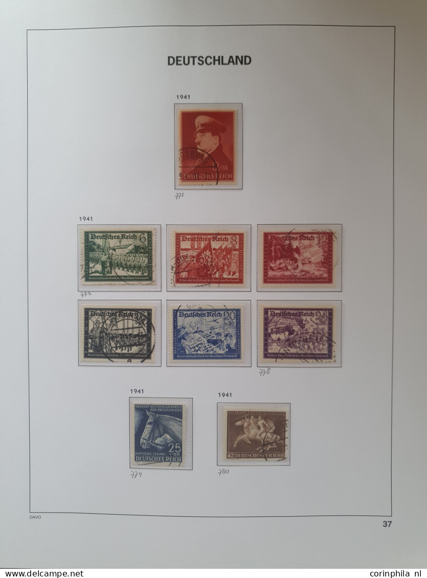 1872/1945 almost complete used collection with better values and postmarks including Mi. no. 30 with H.Hung certificate,