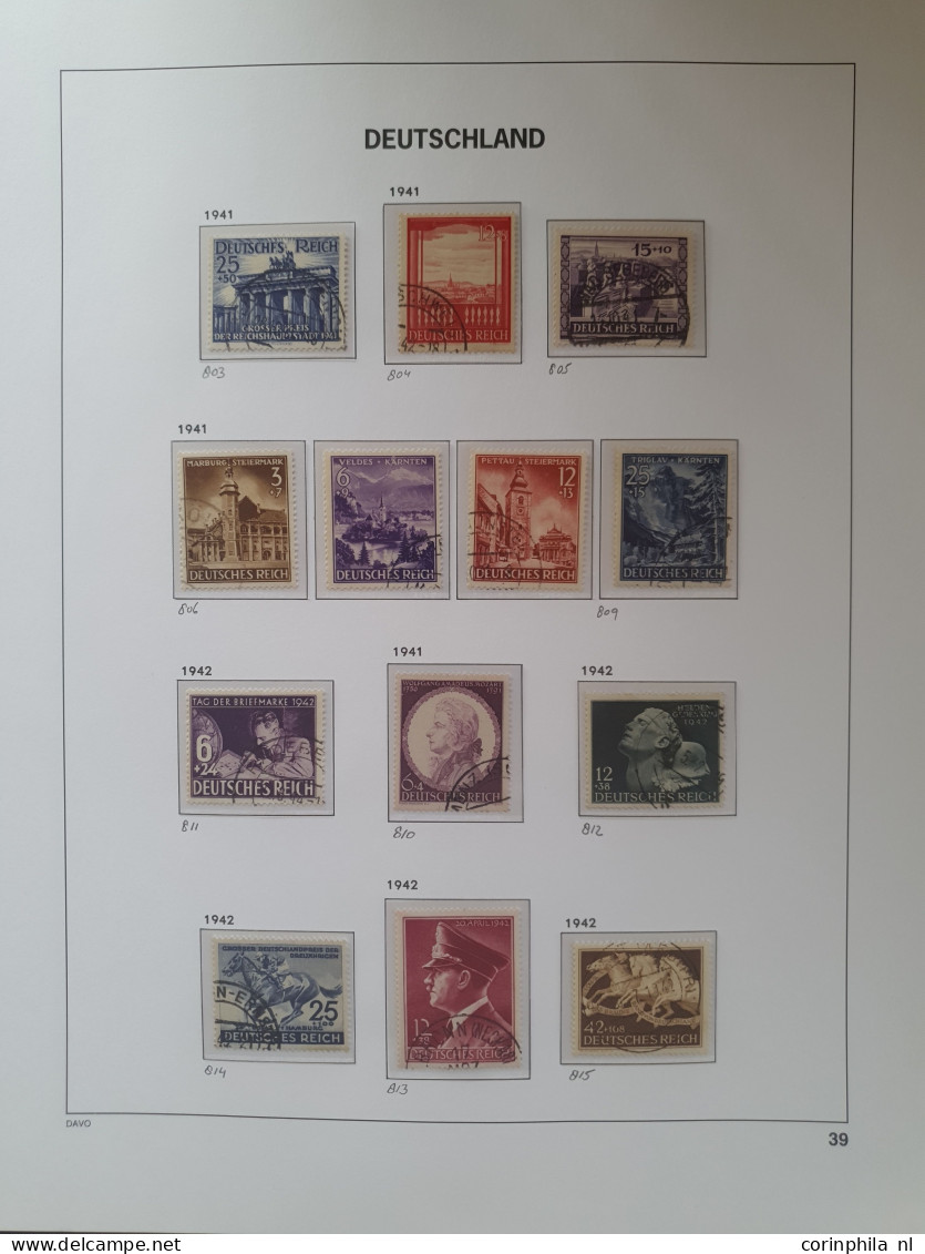 1872/1945 almost complete used collection with better values and postmarks including Mi. no. 30 with H.Hung certificate,