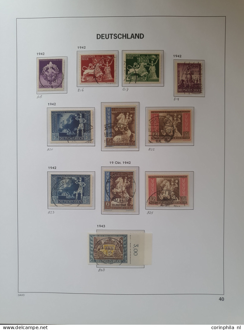 1872/1945 almost complete used collection with better values and postmarks including Mi. no. 30 with H.Hung certificate,