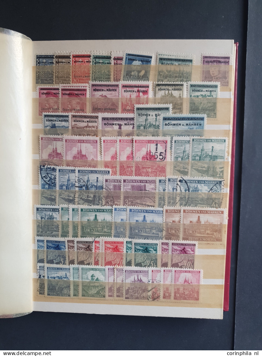 1871-1945, collection used asnd */** with many better stamps and sets (a.o. 5 mark Mi. no. 66, Wagner, Südamerikafahrt, 