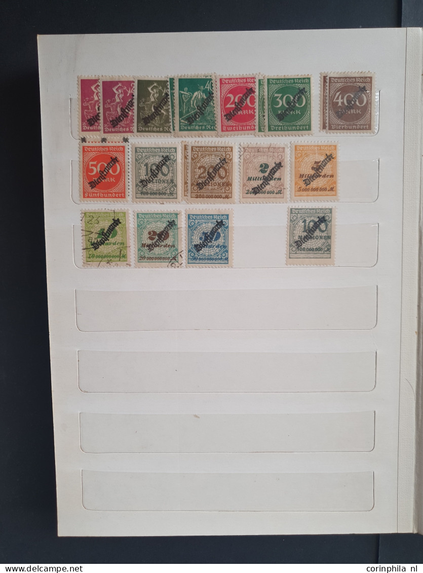 1871-1945, collection used asnd */** with many better stamps and sets (a.o. 5 mark Mi. no. 66, Wagner, Südamerikafahrt, 