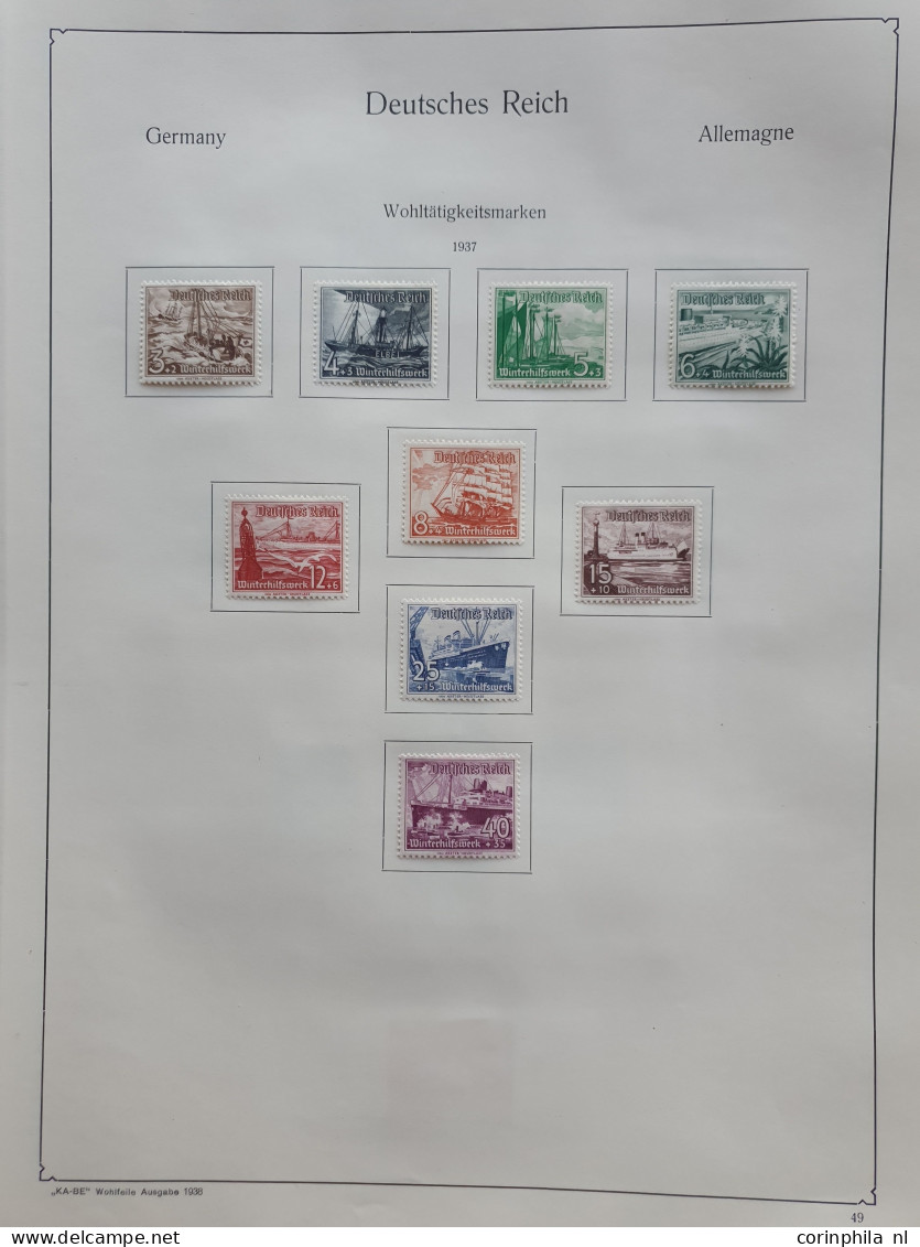 1872/1945 collection used and * with many better items (Brustschild, Zeppelins, Iposta miniature sheet, Occupied zones e