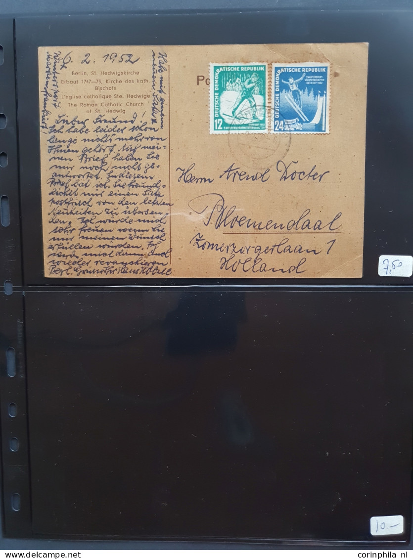 Cover 1860c. onwards postal history (320 items) with better material in 3 Leuchtturm albums