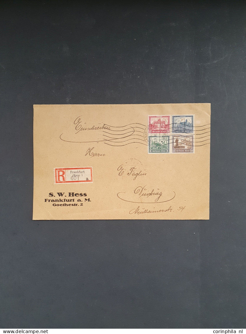 Cover 1923-1931 Approx. 18 Covers/postal Stationery Including Better Items And Some German Office In Levant In Envelope - Other & Unclassified