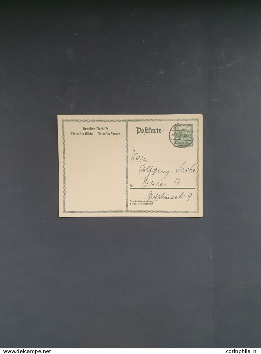 Cover 1923-1931 approx. 18 covers/postal stationery including better items and some German office in Levant in envelope