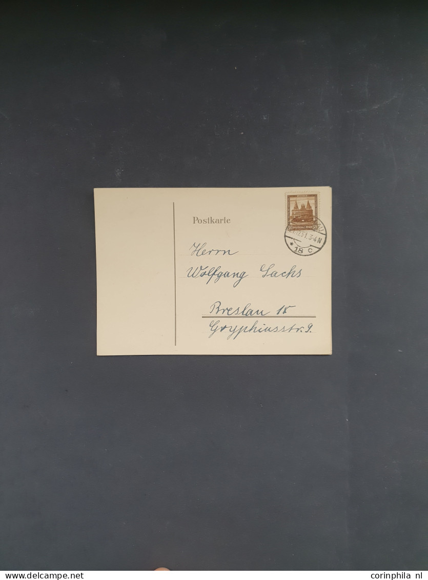 Cover 1923-1931 approx. 18 covers/postal stationery including better items and some German office in Levant in envelope