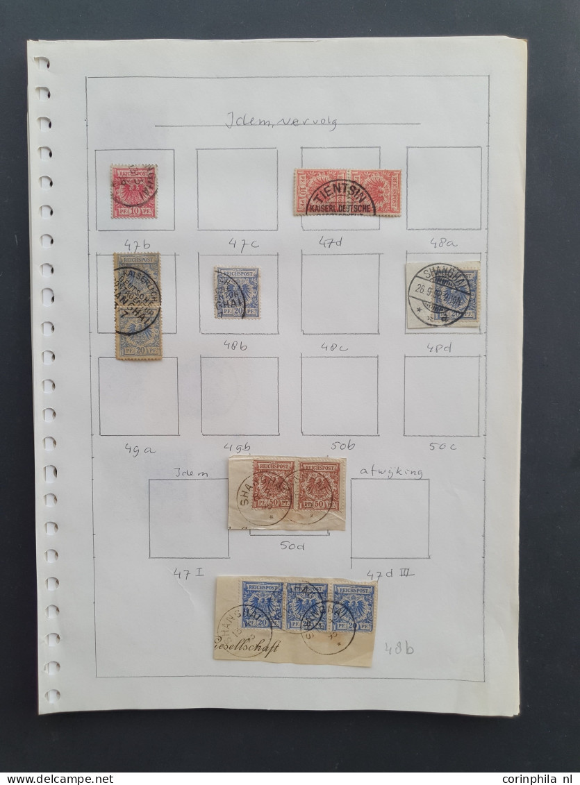 1896c, Onwards Collection Mostly Used Including Better Item E.g. Forerunners Including China And Constantinople On Album - Otros & Sin Clasificación