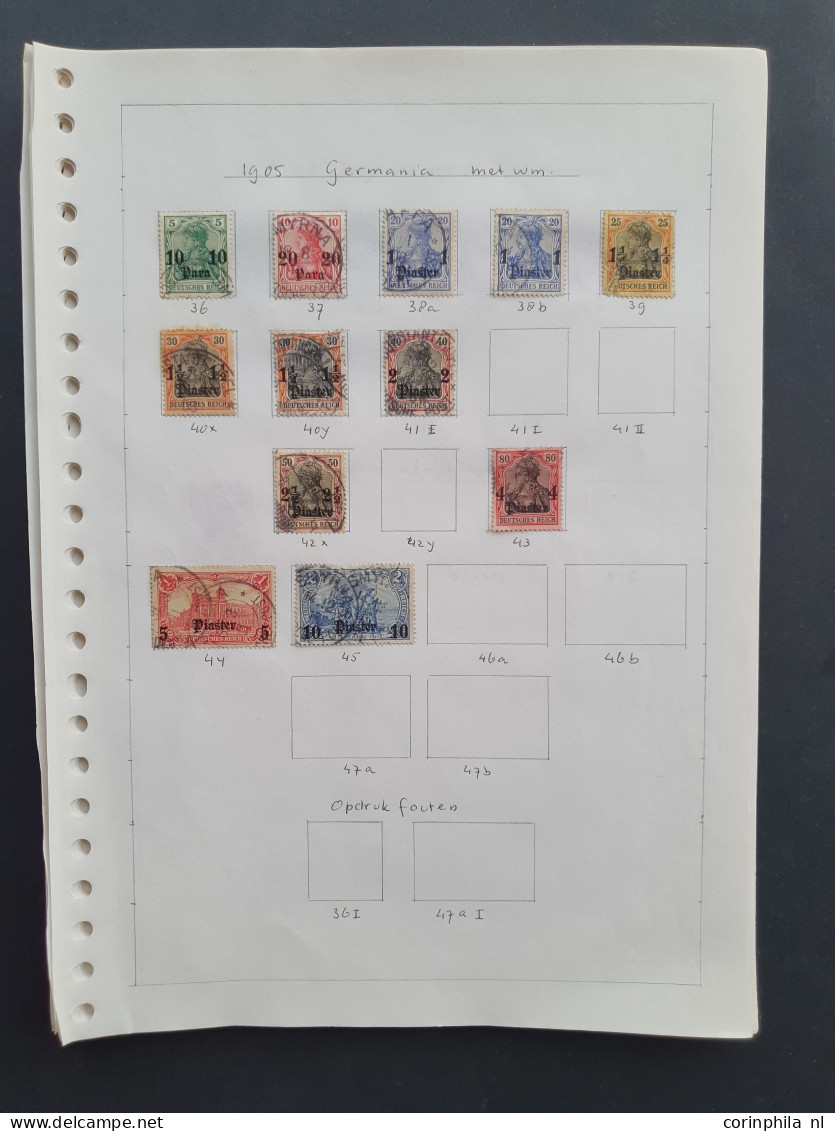 1896c, onwards collection mostly used including better item e.g. forerunners including China and Constantinople on album