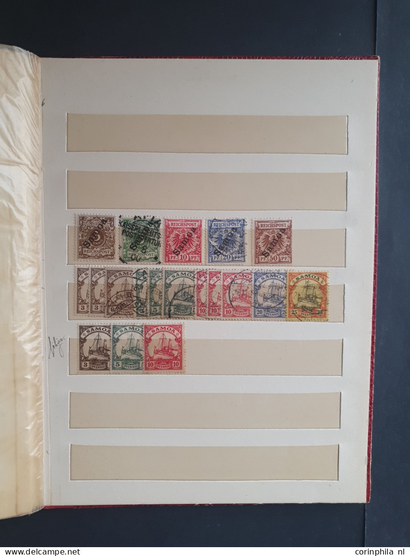 1884-1918, used and */** with some better stamps in small stockbook