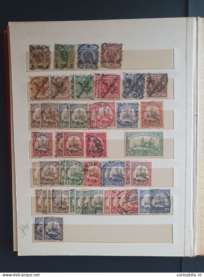 1884-1918, used and */** with some better stamps in small stockbook