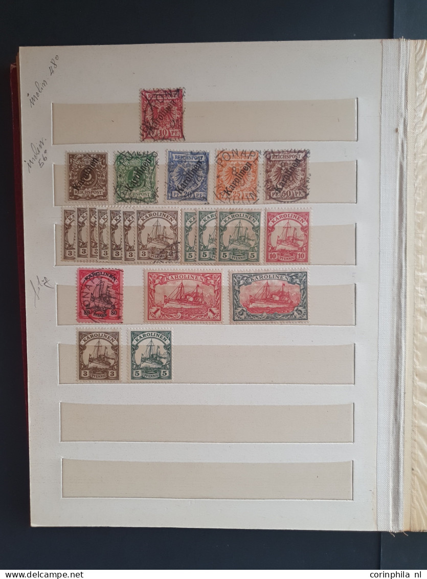 1884-1918, used and */** with some better stamps in small stockbook