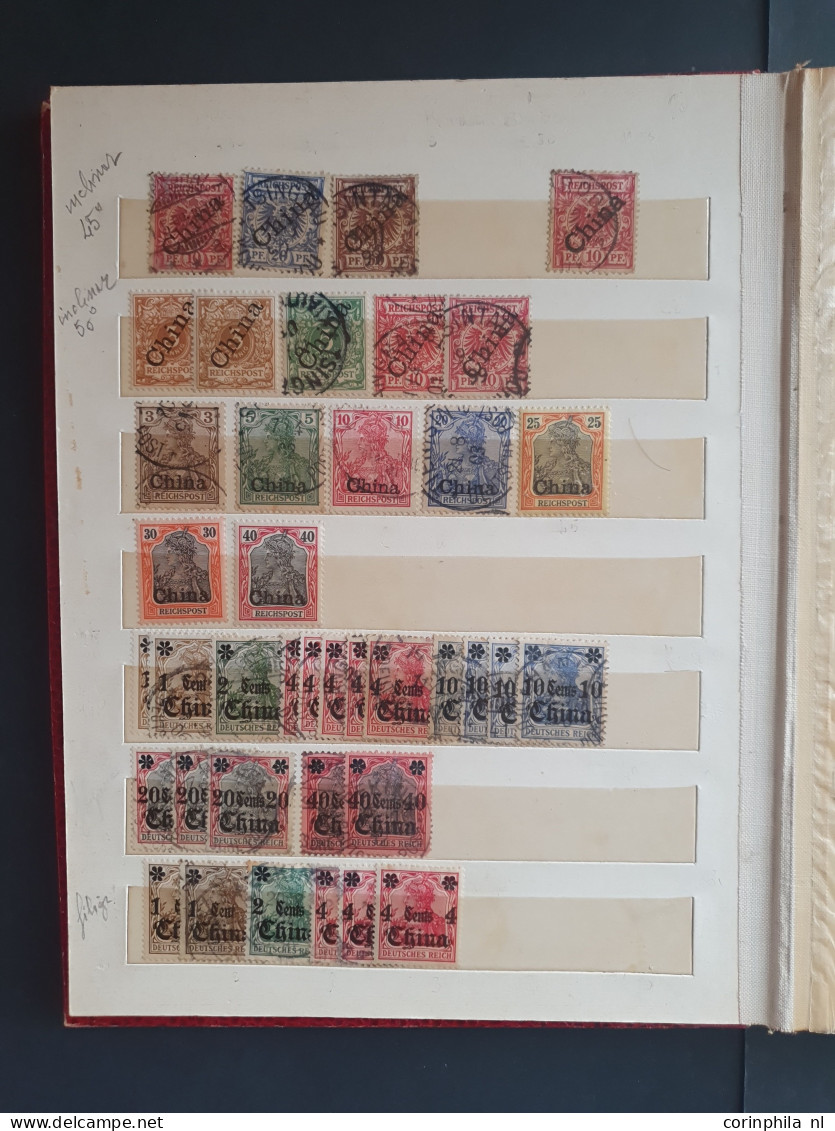 1884-1918, used and */** with some better stamps in small stockbook