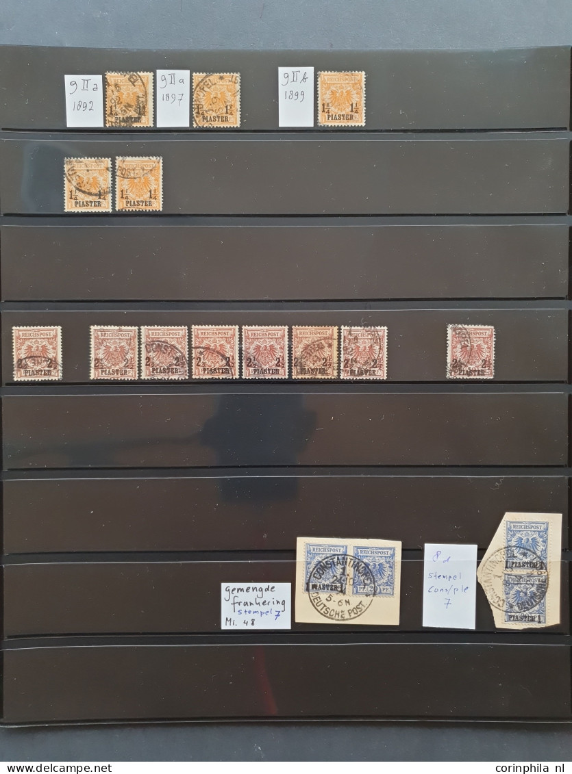 1870 Onwards,  Collection */** And Used With Better Items Including Postmarks On German Stamps (used Abroad), Varieties, - Otros & Sin Clasificación