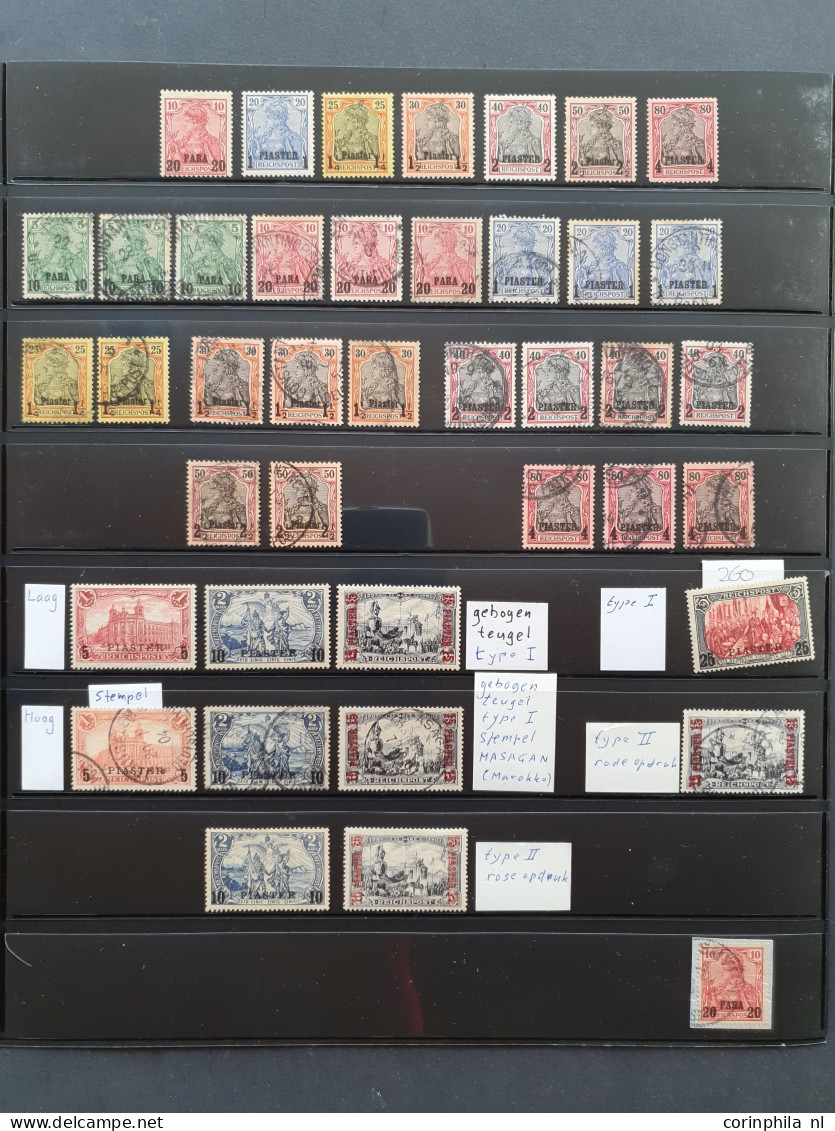 1870 Onwards,  Collection */** And Used With Better Items Including Postmarks On German Stamps (used Abroad), Varieties, - Autres & Non Classés