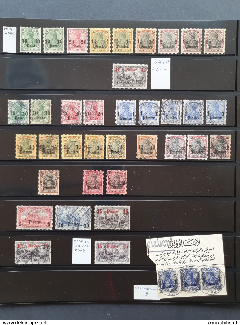 1870 onwards,  collection */** and used with better items including postmarks on German stamps (used abroad), varieties,