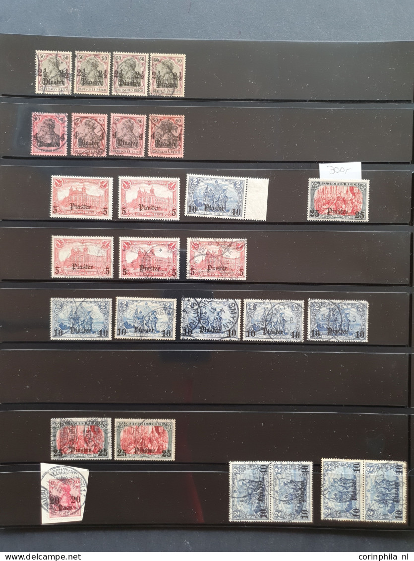 1870 onwards,  collection */** and used with better items including postmarks on German stamps (used abroad), varieties,