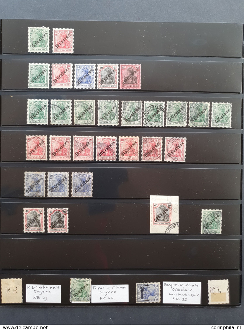 1870 onwards,  collection */** and used with better items including postmarks on German stamps (used abroad), varieties,