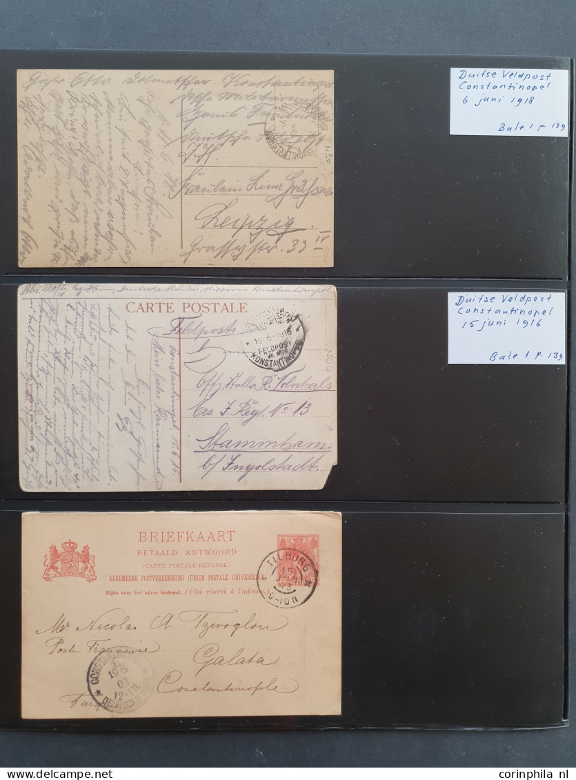 1870 onwards,  collection */** and used with better items including postmarks on German stamps (used abroad), varieties,