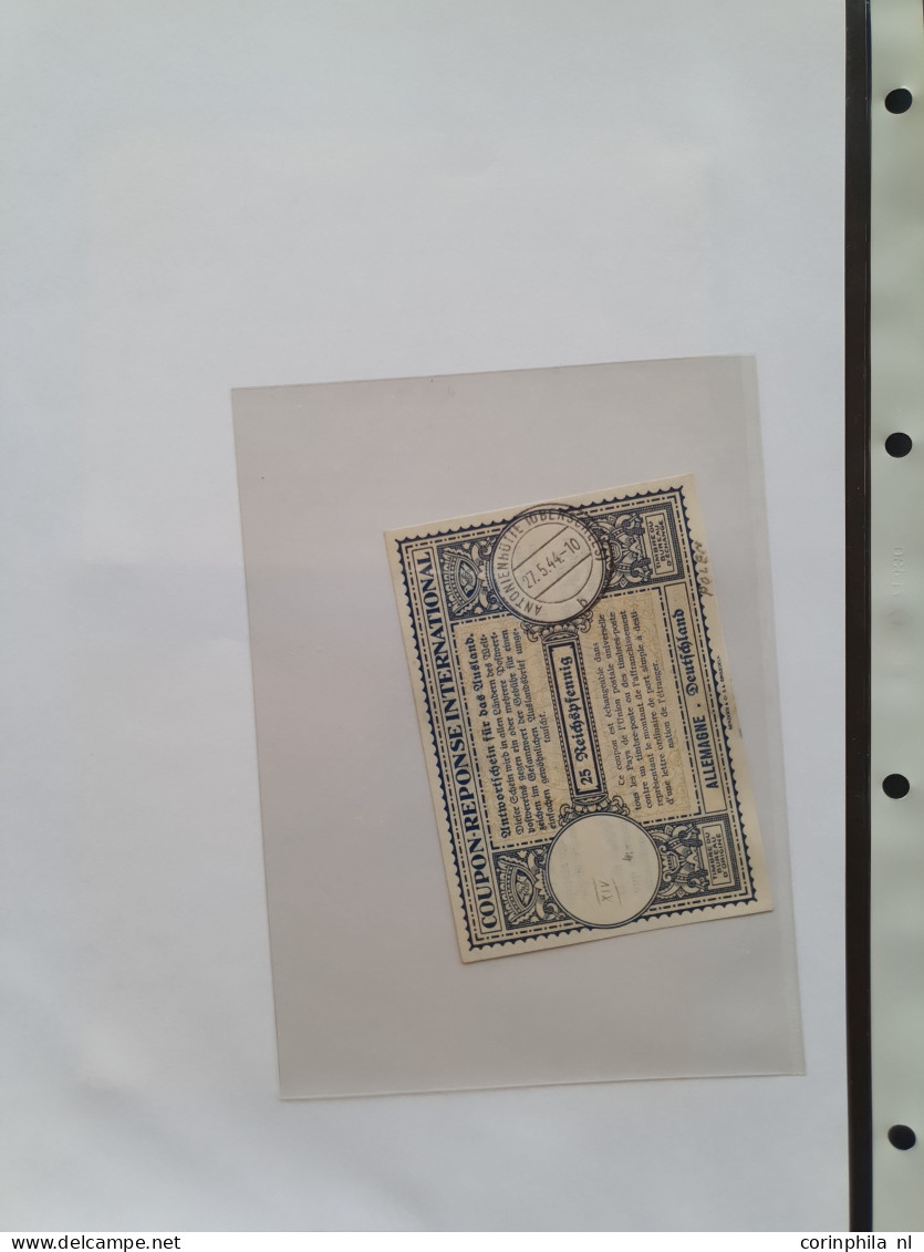 Cover 1939-1944 exhibition collection postal stationery (over 200 items) used and unused including better ex., forerunne