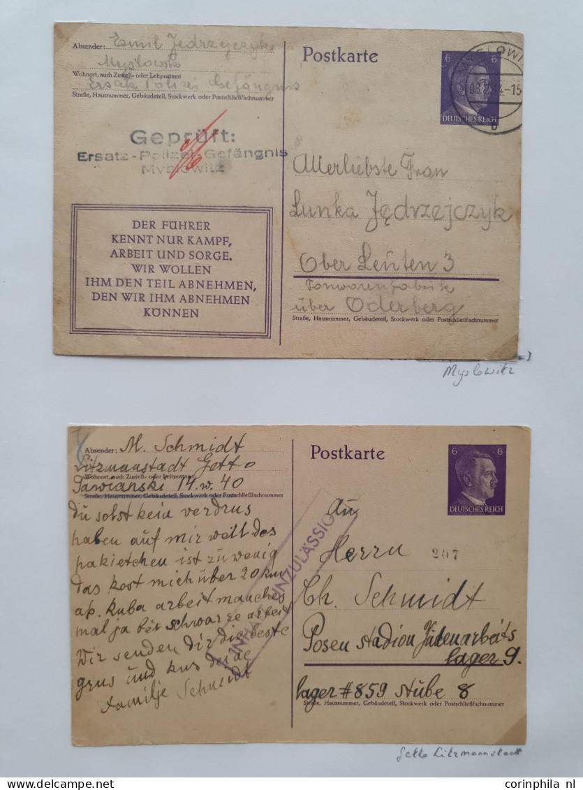 Cover 1939-1944 exhibition collection postal stationery (over 200 items) used and unused including better ex., forerunne