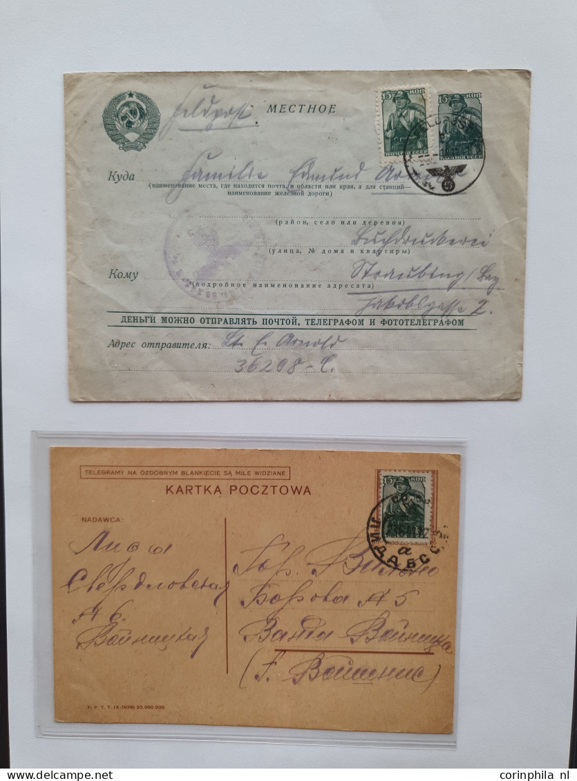 Cover 1939-1944 exhibition collection postal stationery (over 200 items) used and unused including better ex., forerunne